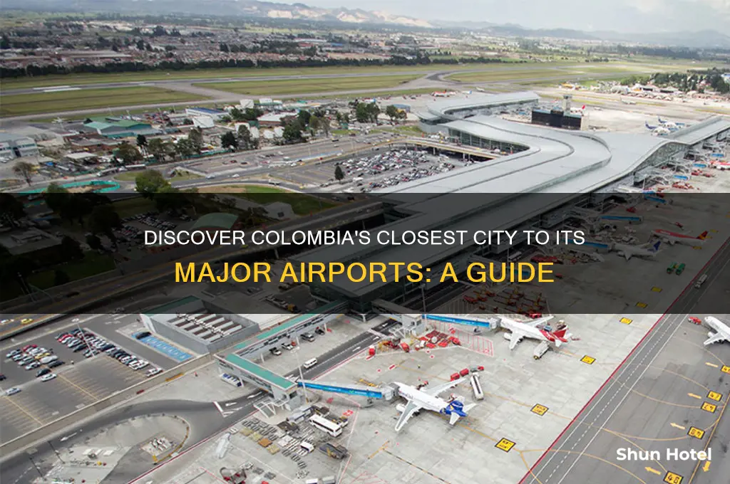 what city is closest to an airport in colombia