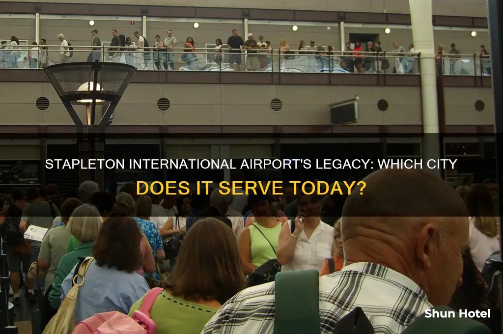 what city is served by stapleton international airport now