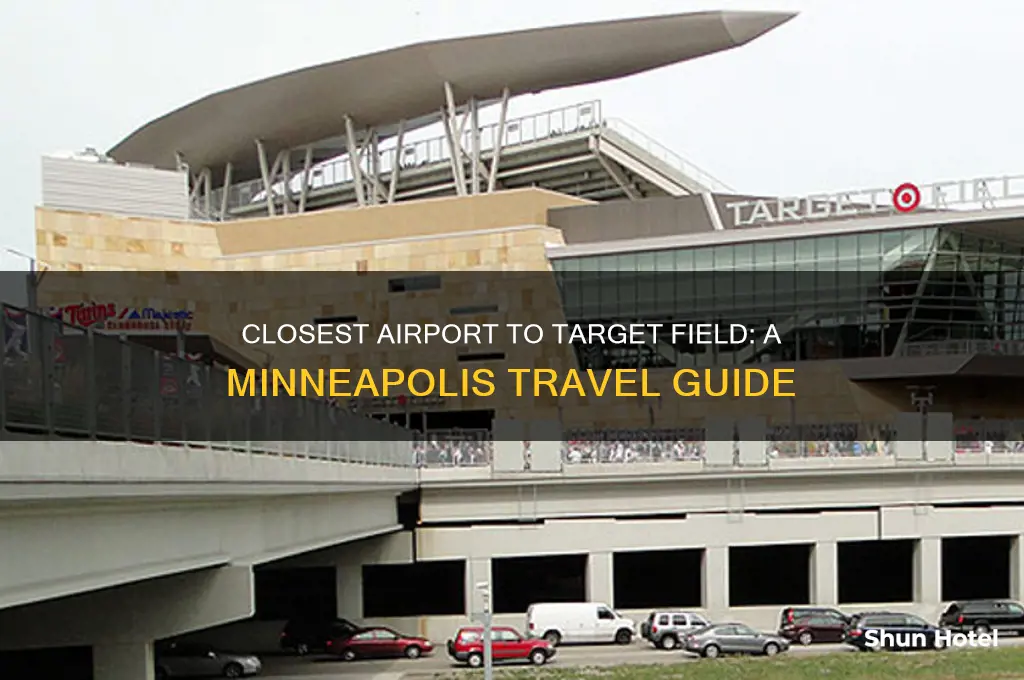 what city is target field in closest airport