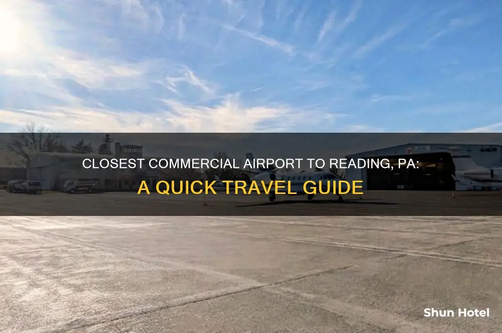 what commerical airport is closest to reading pa