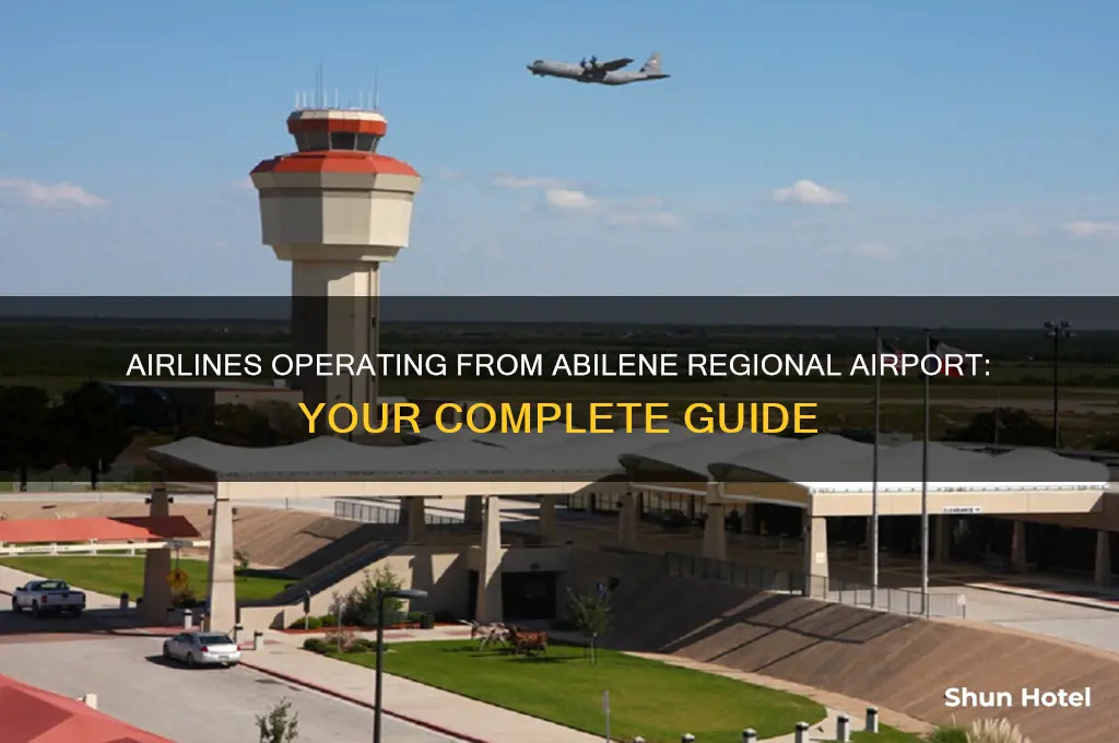 what companies fly from of abilene regional airport