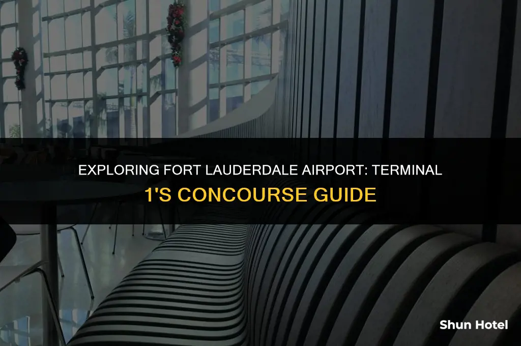 what concourse is terminal 1 in ft lauderdale fl airport