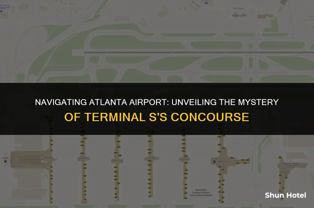 what concourse is terminal s in atlanta airport