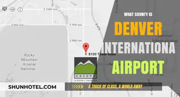 Denver International Airport's Location: Which Colorado County Hosts It?