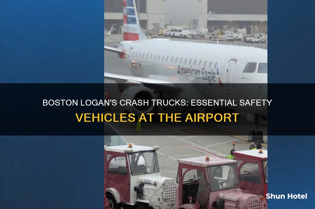 what crash trucks are at boston logan international airport
