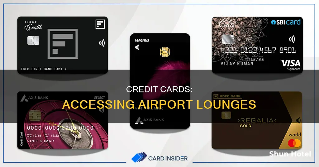what credit card can access airport lounge