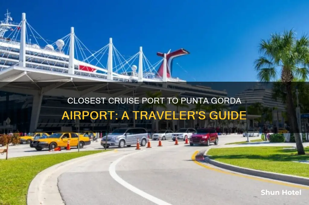 what cruise port is punta gorda airport closest to