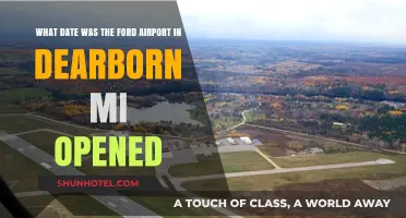 When Did Ford Airport in Dearborn, MI Begin Operations?