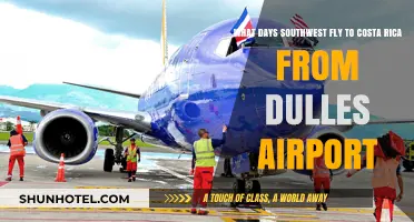 Southwest Airlines Costa Rica Flights from Dulles: Schedule and Days