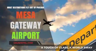 Discover Phoenix Mesa Gateway Airport's Top Flight Destinations