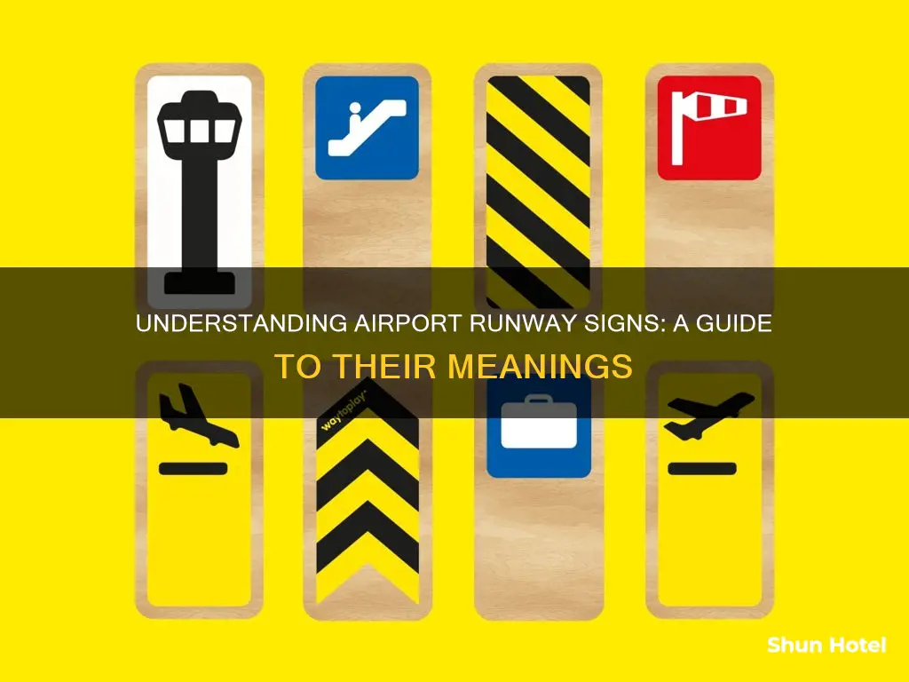 what do airport runway signs mean