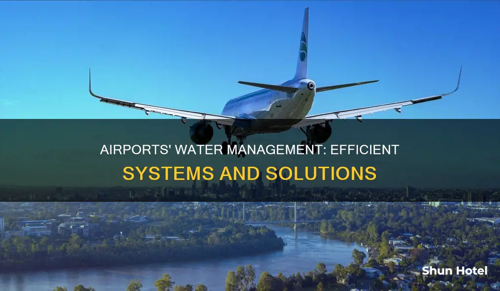 what do airports do with water