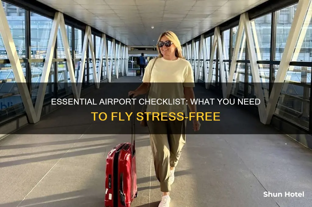 what do i need at airport to fly