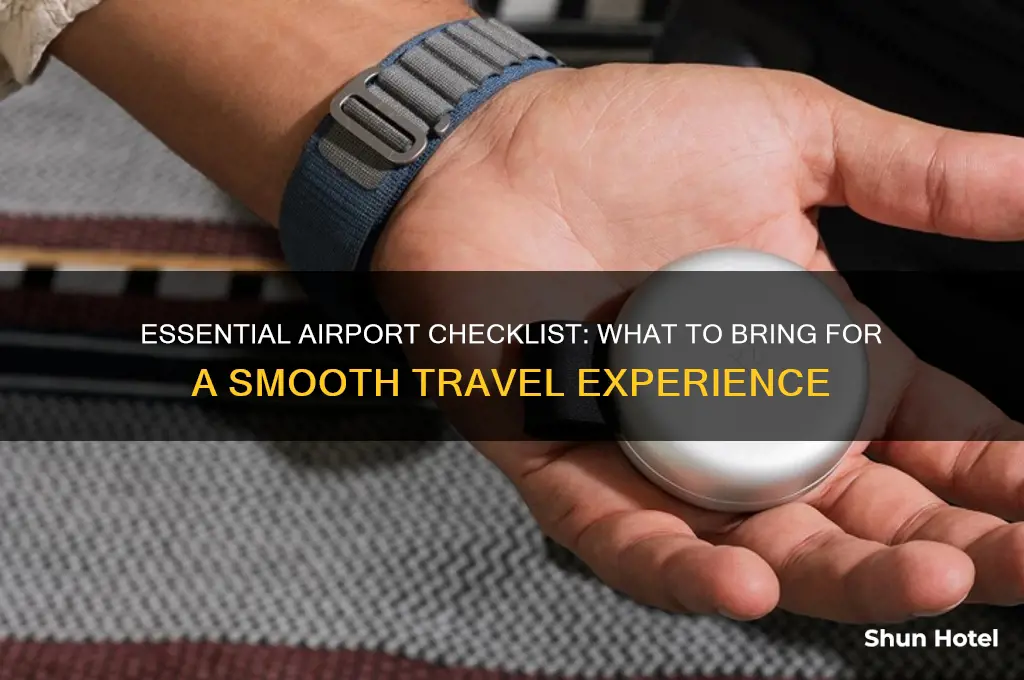 what do i need when i get to the airport