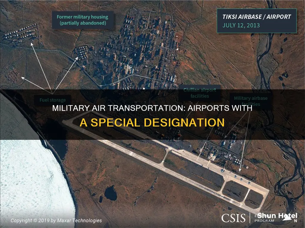 what do you call military airports