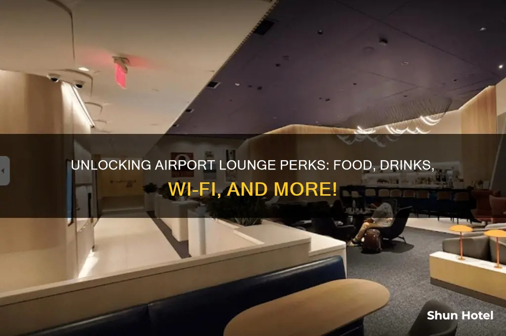 what do you get at airport lounge