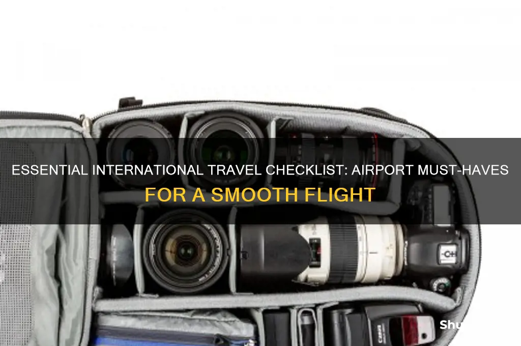 what do you need when flying internationally at airport
