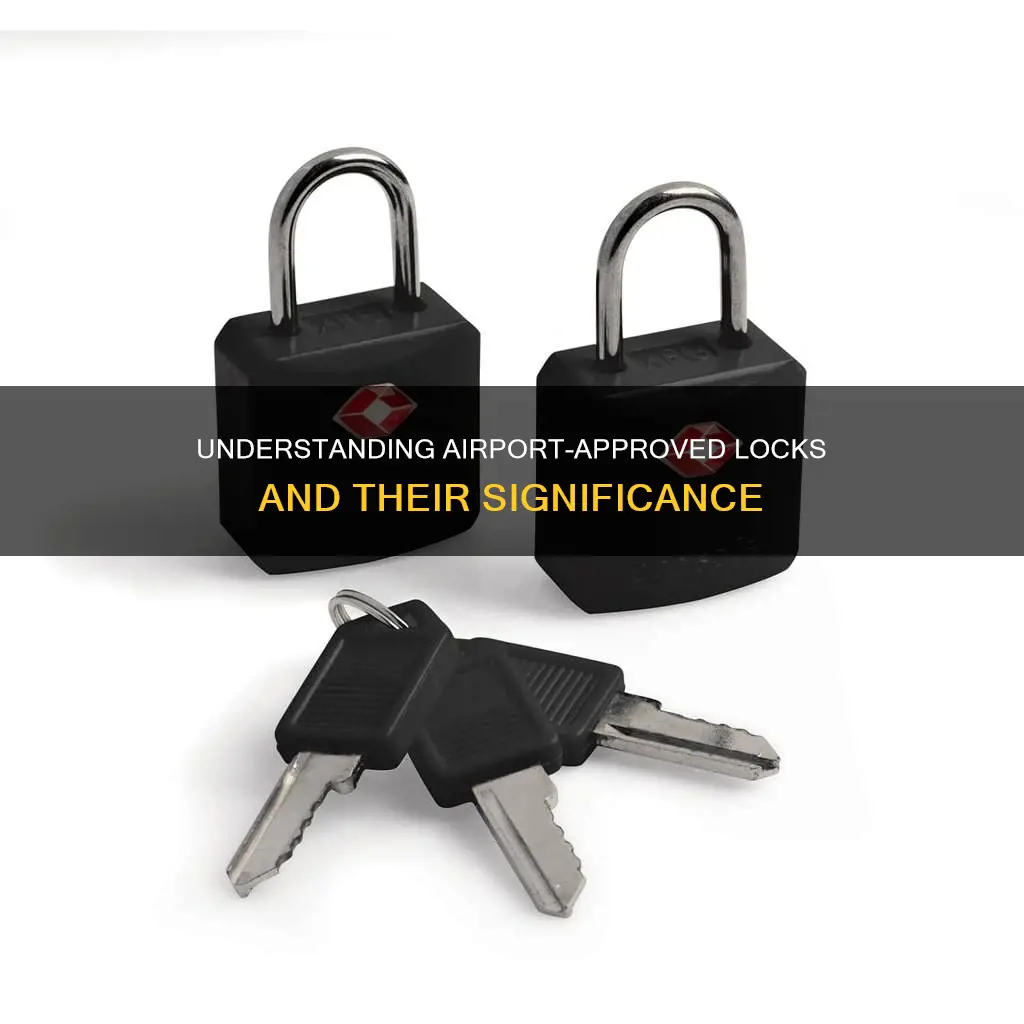 what does airport approved lock mean