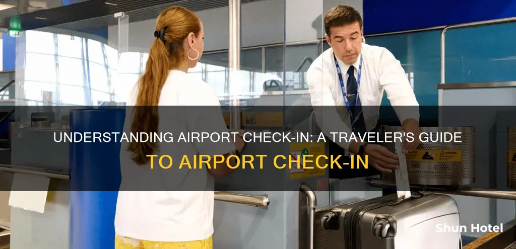 what does airport check in mean