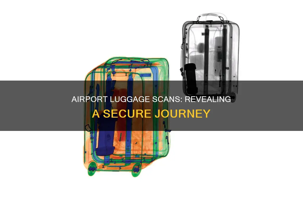what does airport luggage scan show