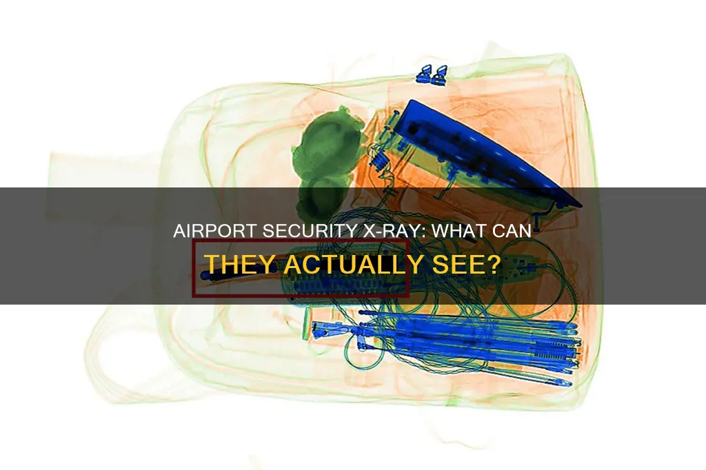 what does airport security xray detect