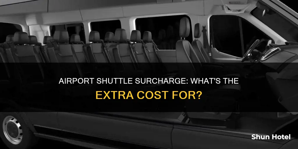 what does airport shuttle surcharge mean