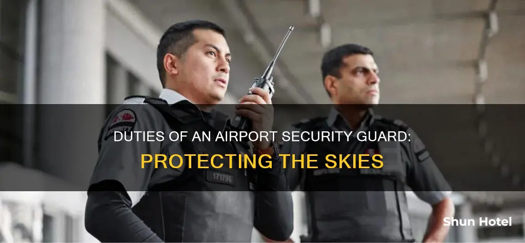what does an airport guard do