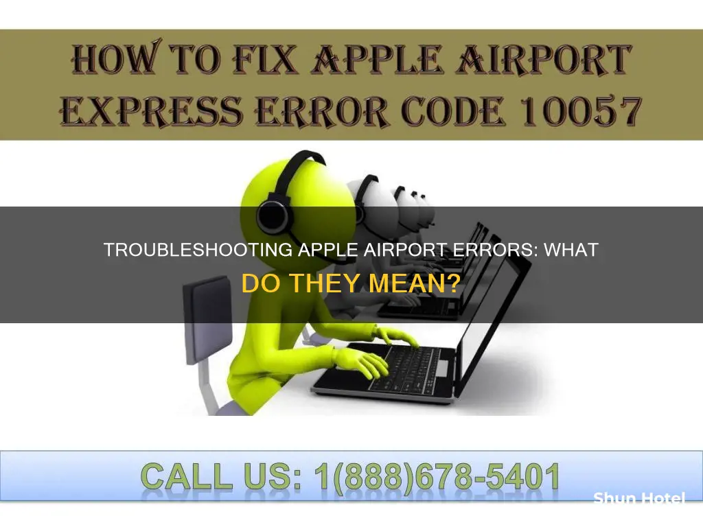 what does apple airport error mean