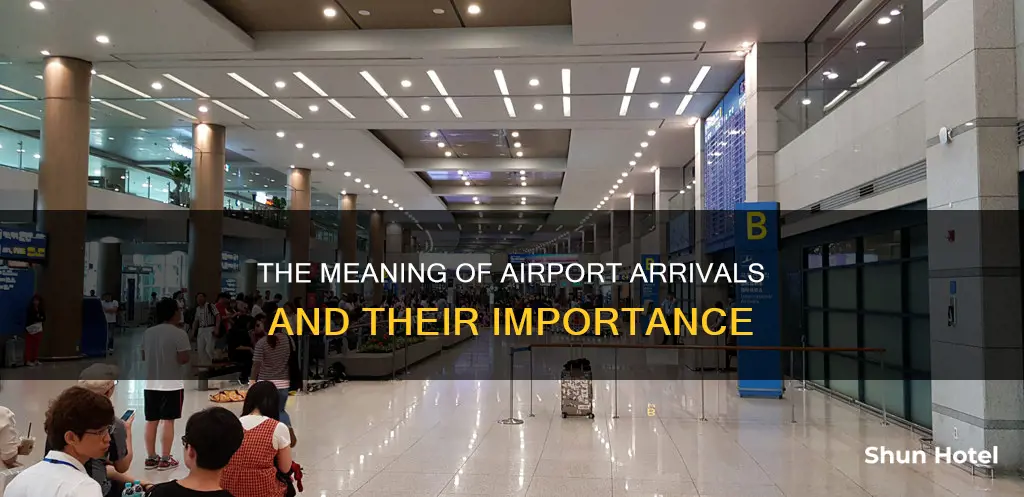 what does arrivals mean at airport