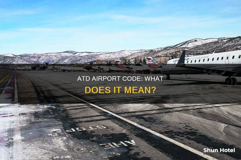 what does atd mean in airports