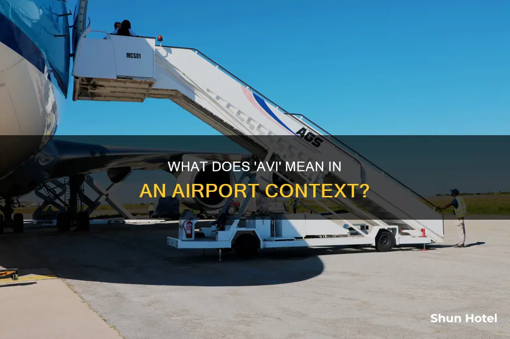 what does avi mean at airport