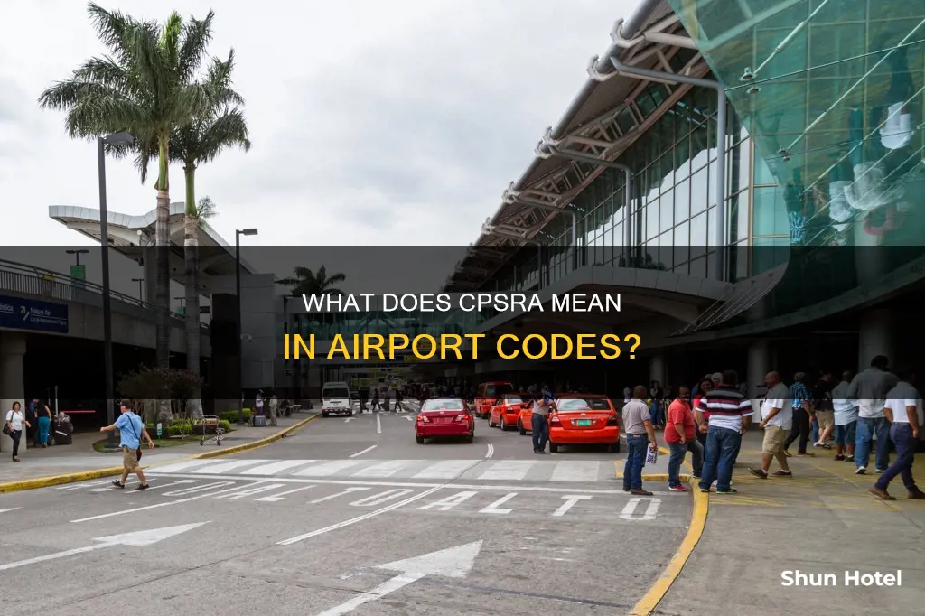 what does cpsra stand for airport