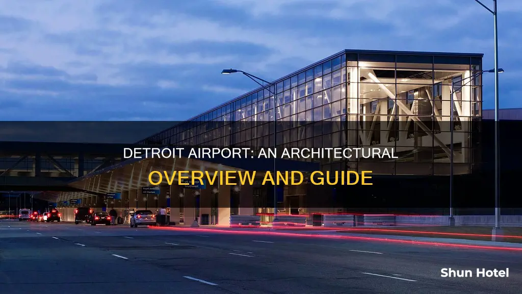 what does detroit airport look like