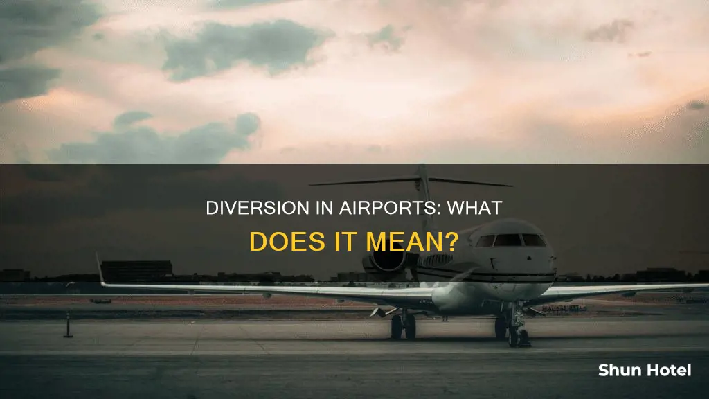 what does diversion mean in airport