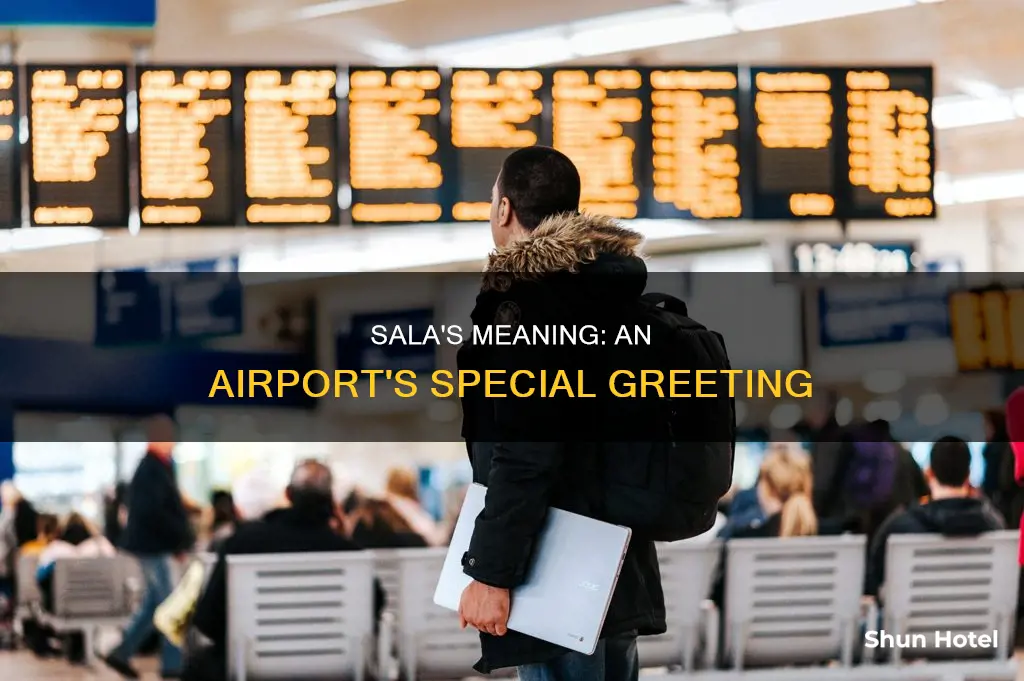 what does en sala mean airport
