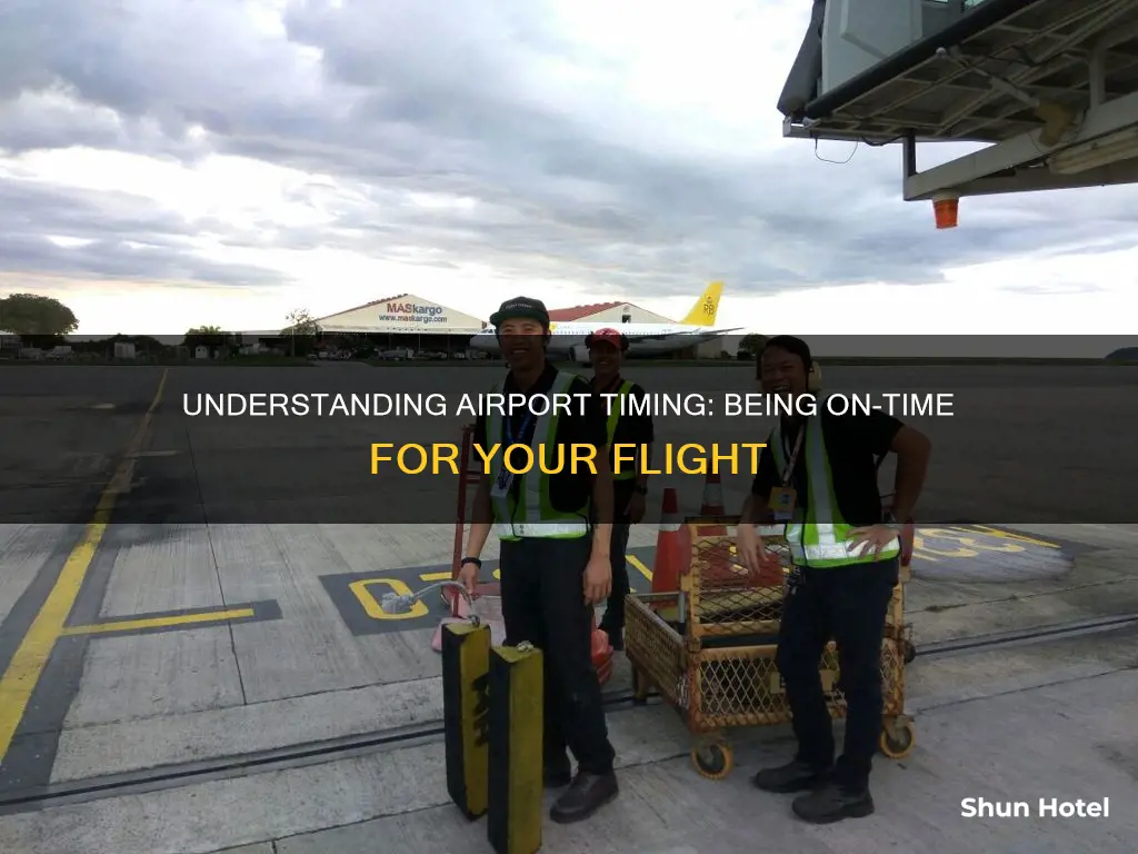 what does on time mean airport