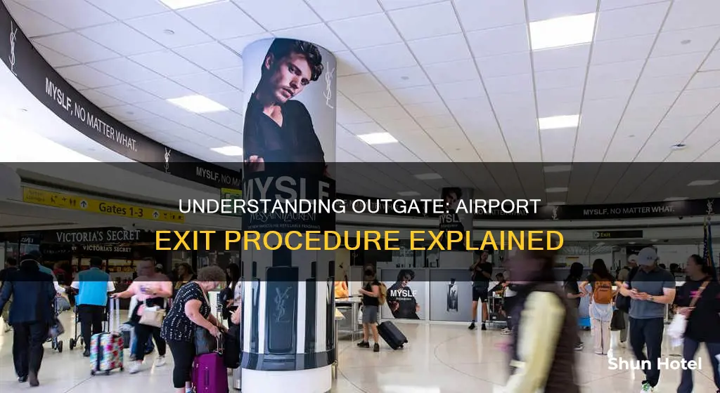 what does outgate mean at airport