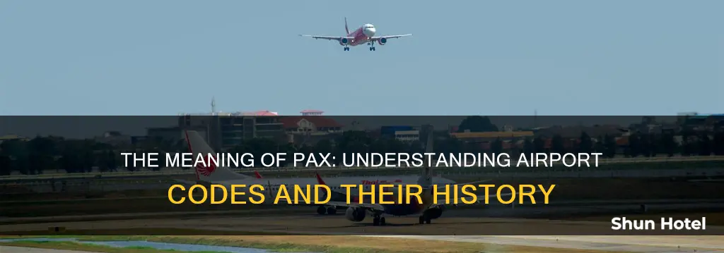 what does pax stand for airport