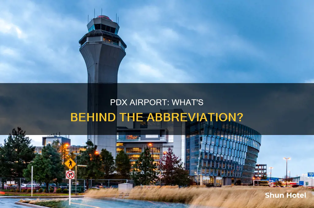 what does pdx airport stand for