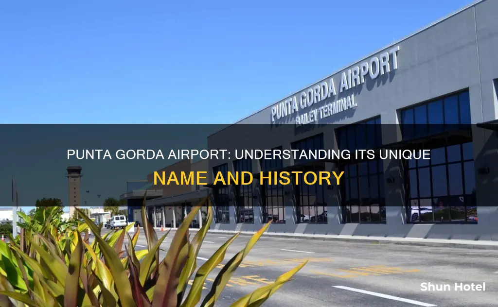 what does punta gorda airport mean