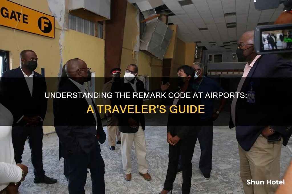 what does remark mean at airport