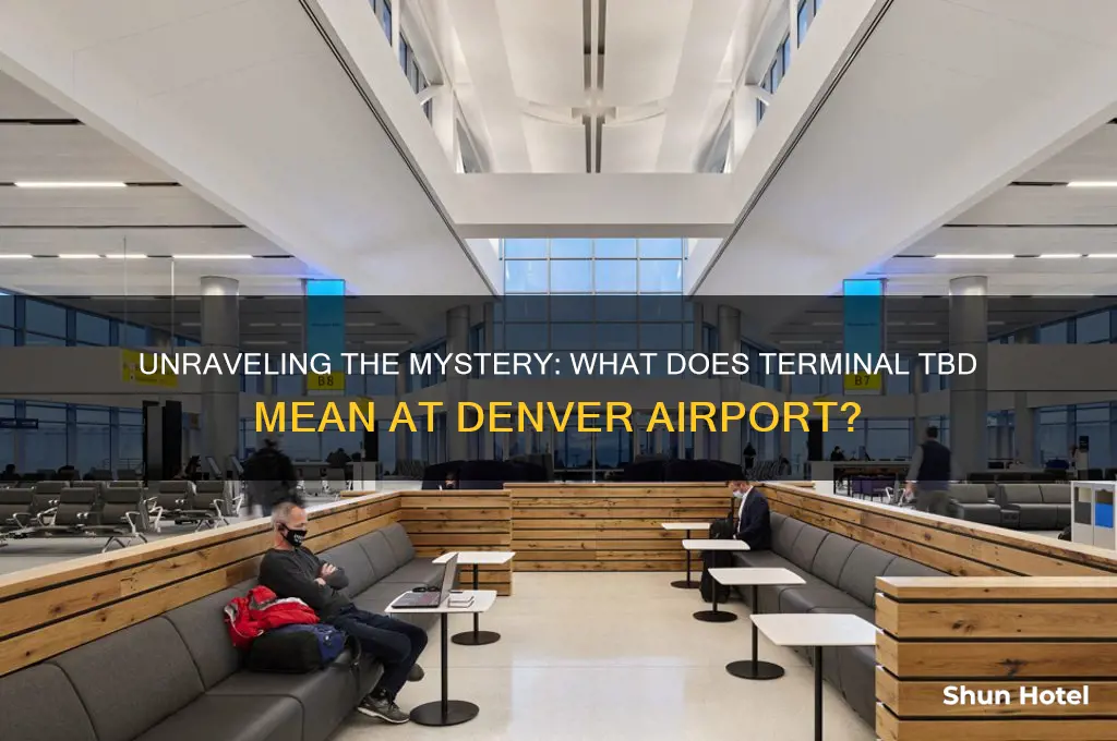 what does terminal tbd stand for in denver international airport