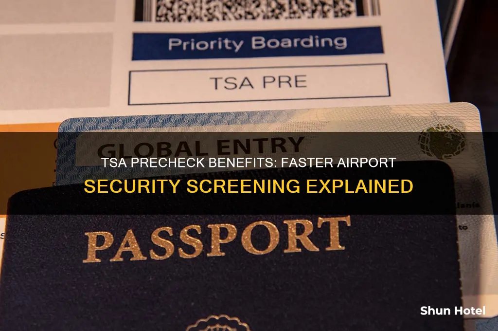 what does tsa precheck get you at the airport