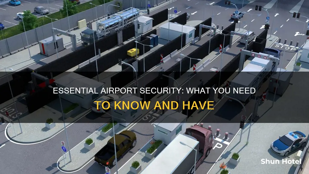 what doi need for security airport
