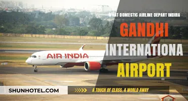 Domestic Airlines Departing from Indira Gandhi International Airport
