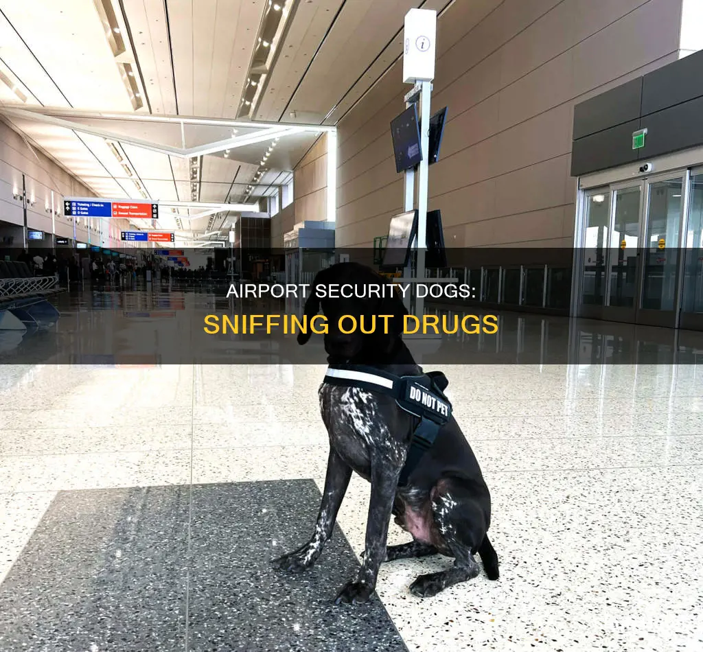 what drugs do airport security dogs