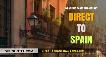 Direct Flights to Spain: East Coast Airports with Nonstop Routes