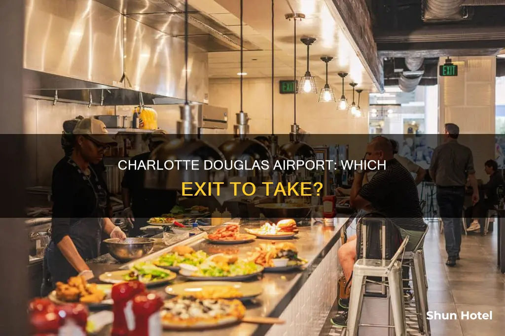 what exit is charlotte douglas airport