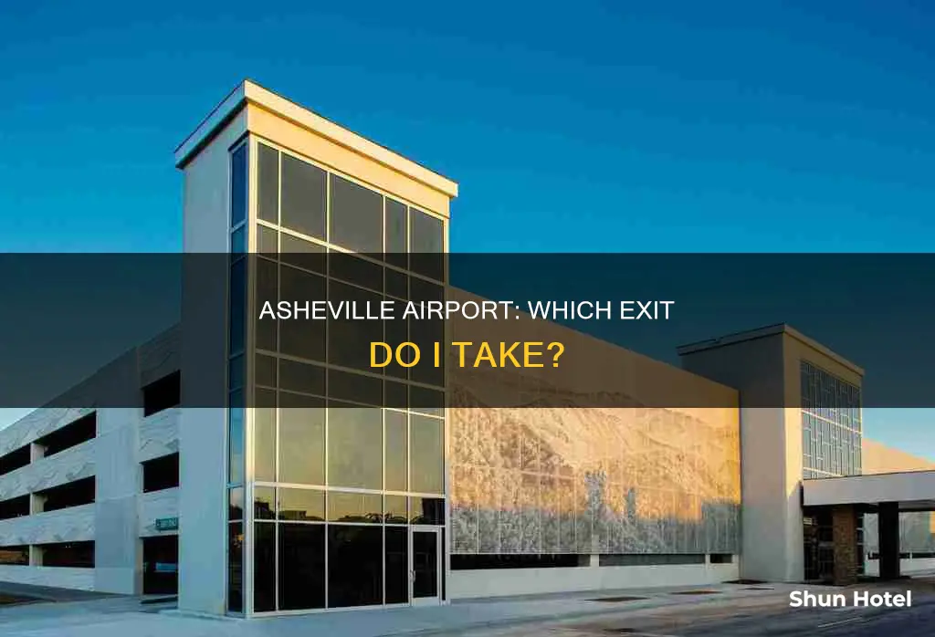 what exit is the asheville airport