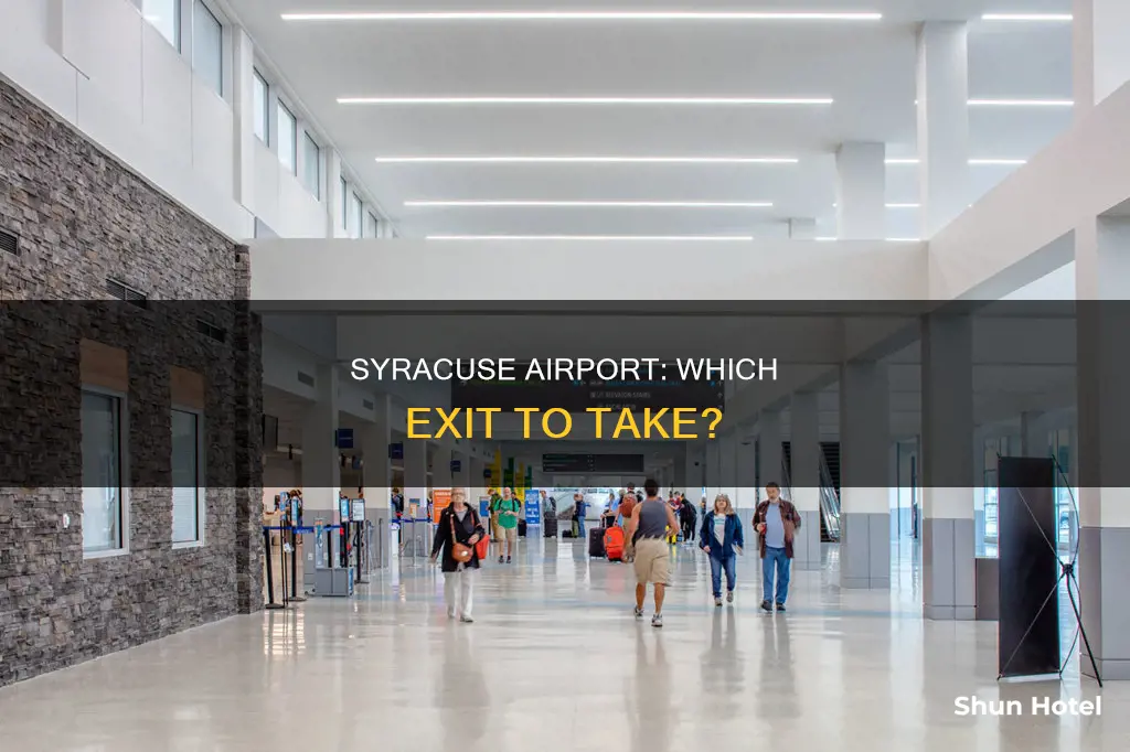 what exit is the syracuse airport